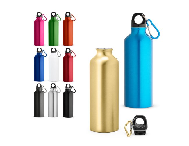 Erald. Squeeze Em Alumínio Com Mosquetão 530 Ml