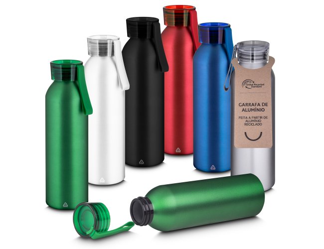 Garrafa Em Alumínio De 600Ml