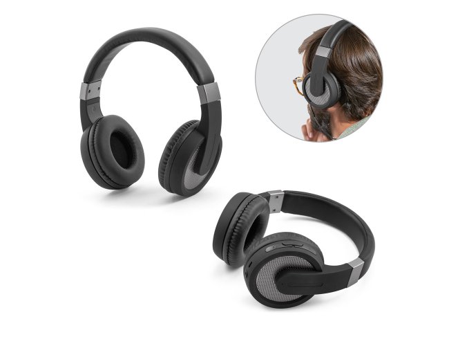 Hopper. Fones De Ouvido Wireless Em Abs E Pu Com Microfone