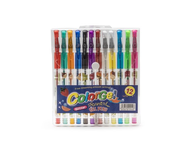 Kit Canetas Gel 12 Cores