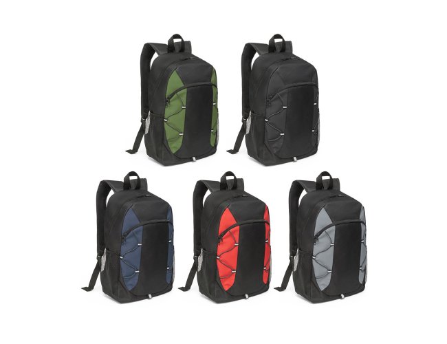 Lima. Mochila Em 600D Com Detalhes Em Ripstop Colorido