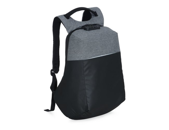 Mochila De Poliéster Anti-Furto Usb Com Segredo