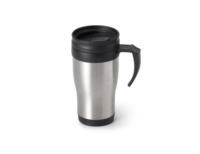 Noah. Caneca Para Viagem Em Aço Inox E Pp 420 Ml