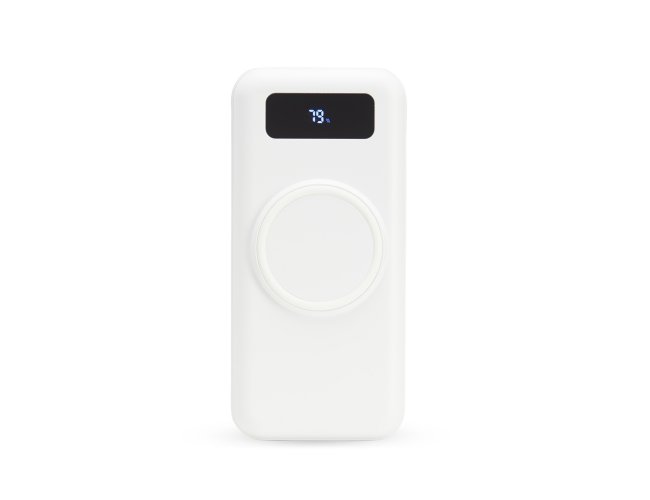 Power Bank 10.000Mah Com Carregamento Via Indução Ou Via Cabo