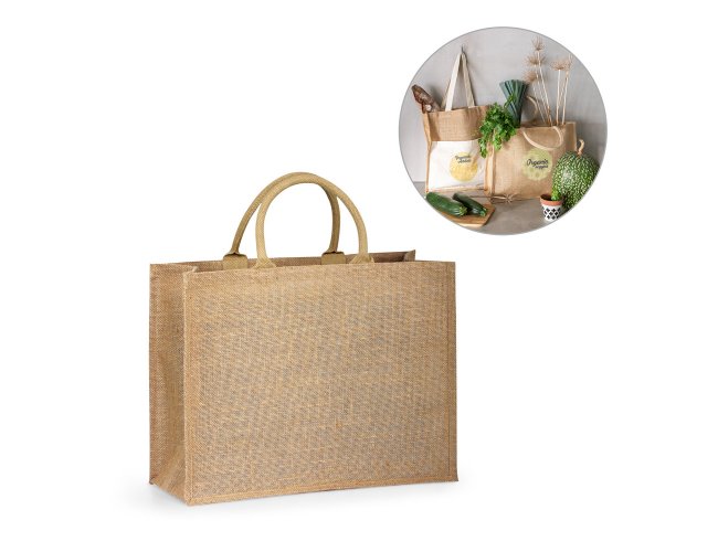 Shanti. Sacola Em Juta (360 G/M²)