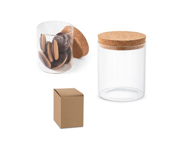 Spice 700. Frasco Em Vidro Borosilicato Com Tampa De Cortiça 700 Ml