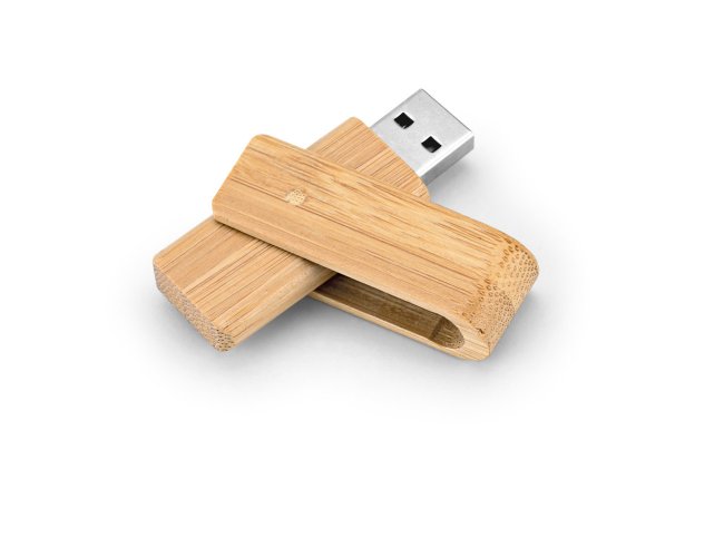 Atalla 8Gb. Pen Drive Em Bambu 8Gb