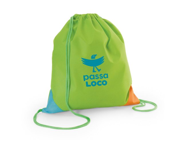 Bissaya. Sacola Tipo Mochila Em Non-Woven (80 G/M²)