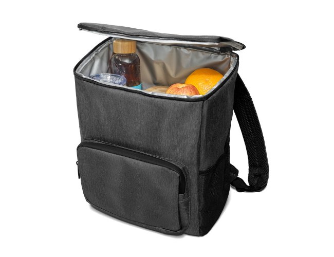 Boston Cooler. Mochila Com Isolamento Térmico Em Nylon 2Tone Com Interior Forrado Em Peva