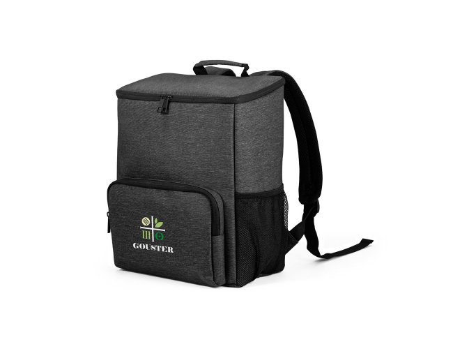 Boston Cooler. Mochila Com Isolamento Térmico Em Nylon 2Tone Com Interior Forrado Em Peva