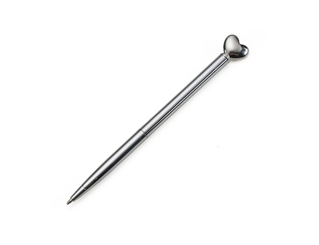 Caneta Metal Coração