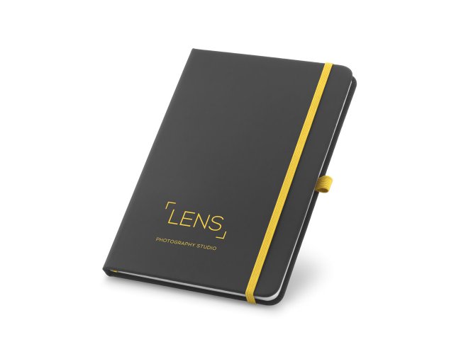 Corbin. Caderno A5 Em C.Sintético Com Folhas Pautadas
