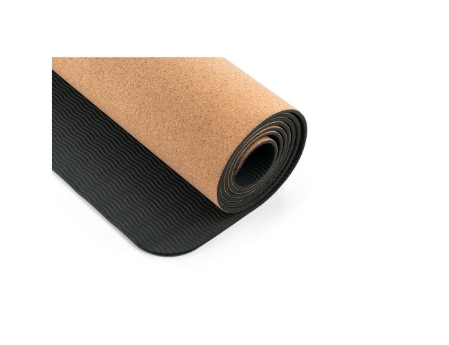 Geres. Tapete De Exercício Para Yoga Em Cortiça E Tpe Com Espessura Até 3,7 Mm