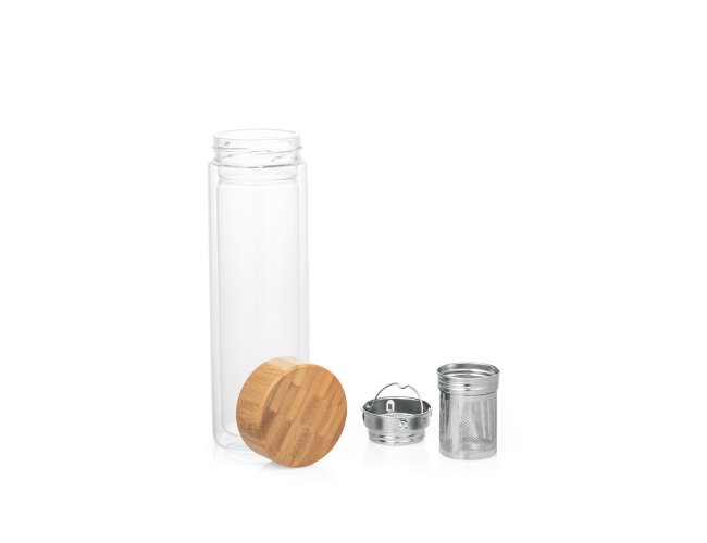 Makarova. Squeeze Em Vidro Borossilicato Com Infusores 490 Ml