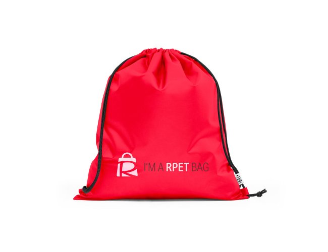 Pemba. Sacola Tipo Mochila Em Rpet
