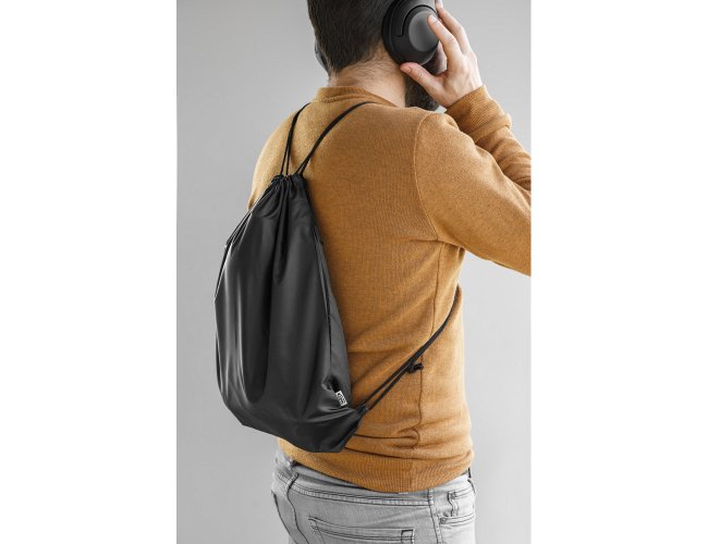 Pemba. Sacola Tipo Mochila Em Rpet