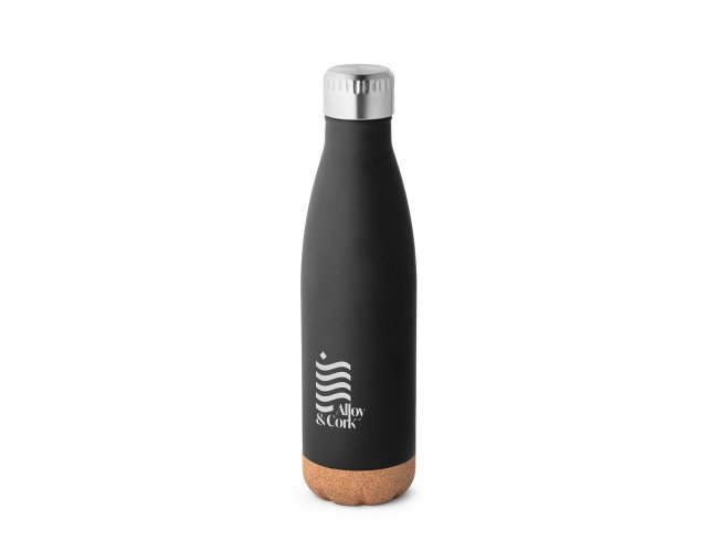 Solberg. Squeeze Térmico Em Aço Inox E Base Em Cortiça 560 Ml