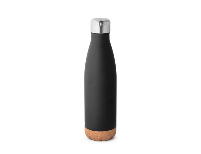 Solberg. Squeeze Térmico Em Aço Inox E Base Em Cortiça 560 Ml