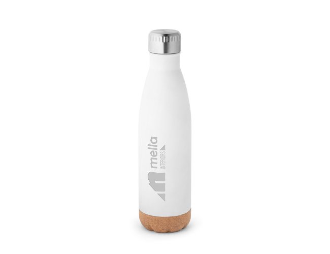 Solberg. Squeeze Térmico Em Aço Inox E Base Em Cortiça 560 Ml