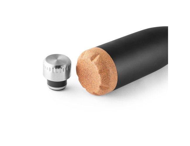 Solberg. Squeeze Térmico Em Aço Inox E Base Em Cortiça 560 Ml