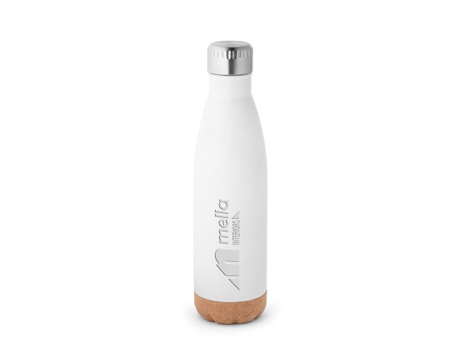 Solberg. Squeeze Térmico Em Aço Inox E Base Em Cortiça 560 Ml