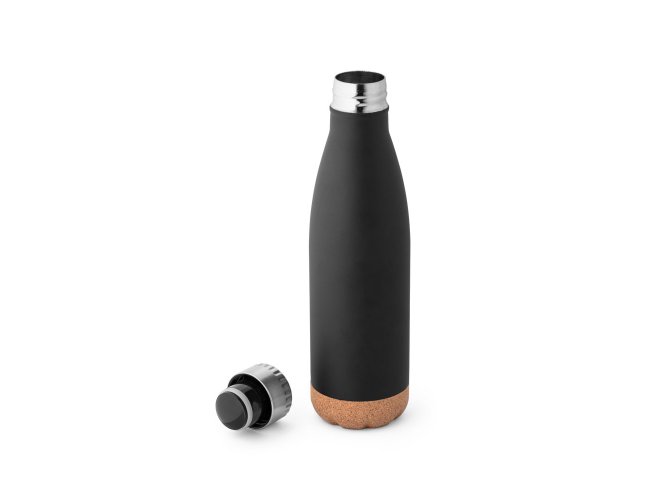 Solberg. Squeeze Térmico Em Aço Inox E Base Em Cortiça 560 Ml