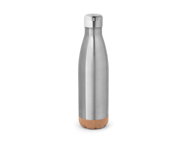 Solberg. Squeeze Térmico Em Aço Inox E Base Em Cortiça 560 Ml
