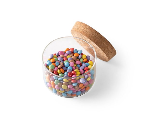 Spice 380. Frasco Em Vidro Borosilicato Com Tampa De Cortiça 380 Ml