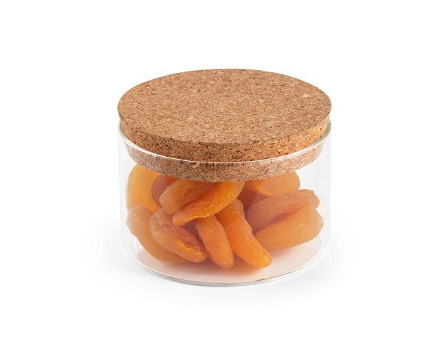 Spice 380. Frasco Em Vidro Borosilicato Com Tampa De Cortiça 380 Ml