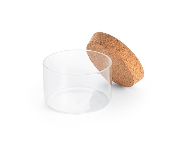 Spice 380. Frasco Em Vidro Borosilicato Com Tampa De Cortiça 380 Ml