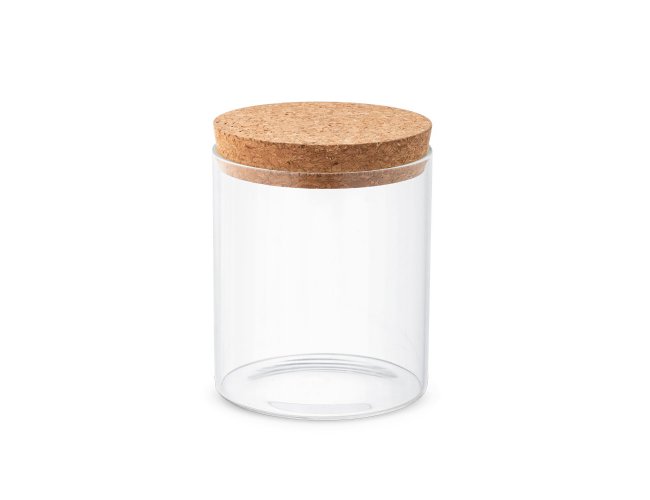 Spice 700. Frasco Em Vidro Borosilicato Com Tampa De Cortiça 700 Ml