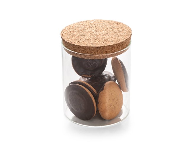 Spice 700. Frasco Em Vidro Borosilicato Com Tampa De Cortiça 700 Ml